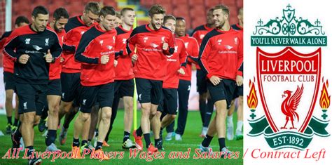 All Liverpool Players Wages and Salaries / Contract Left - LFC Highest Paid Players ...