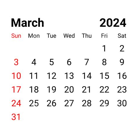 2024 March Calendar Template Microsoft Word Free Download - Free ...