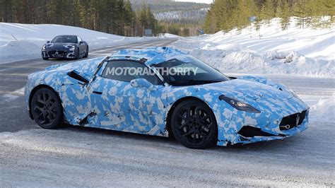 2023 Maserati MC20 convertible spy shots: Drop-top supercar coming