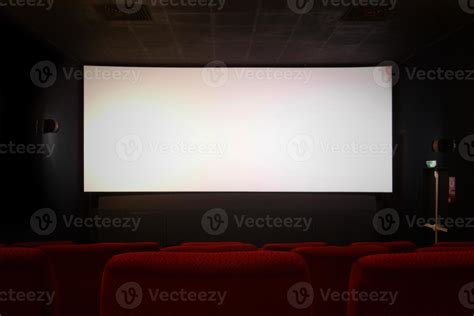 Empty movie theater with blank screen 22977834 Stock Photo at Vecteezy