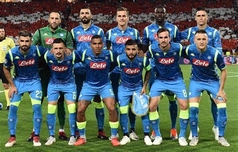 Football teams shirt and kits fan: Font SSC Napoli Champions League 2018/19