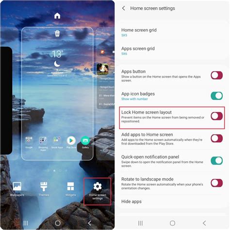 How To Lock Home Screen Layout In Samsung One UI