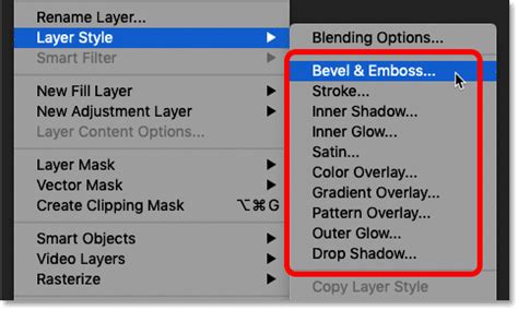 Using Layer Effects and Layer Styles in Photoshop CC 2020 - Complete Guide