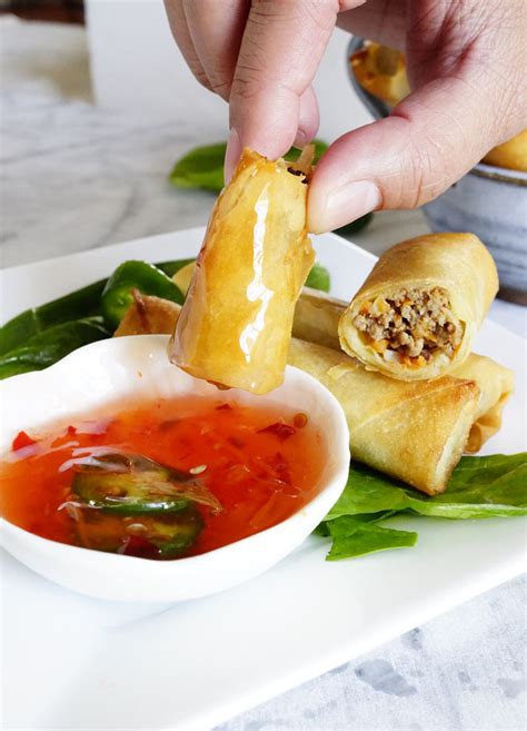 Easy Filipino Lumpia Recipe | The Skinny Pot