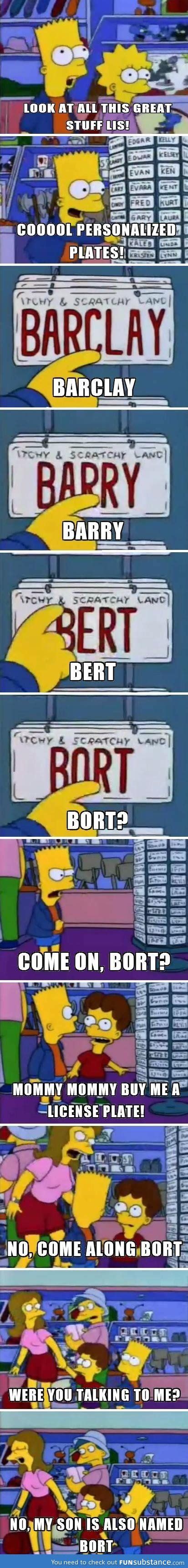 Bort - FunSubstance | Simpsons quotes, Simpsons funny, The simpsons