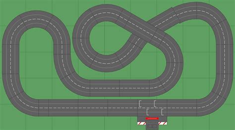 Slot Car Track 9 - 5x9 Carrera - Slot Track Pro