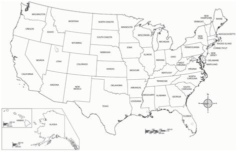 Learning Alphabet: Printable Coloring Pages United States Map - US Map Coloring Pages - Best ...