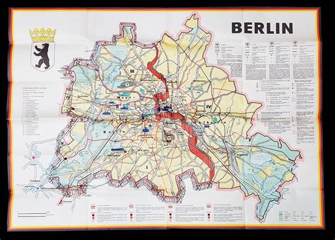 Berlin JRO-Sonderkarte. (Folding Map of Berlin Showing the Berlin Wall) von [Germany - Berlin ...