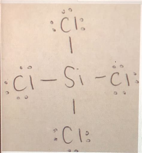 Sicl4 Lewis Structure