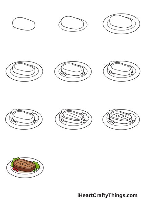 Food Drawing — How To Draw Food Step By Step