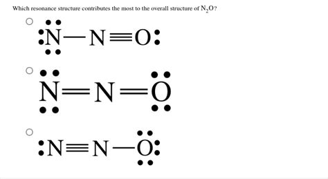 N2o Resonance Structures