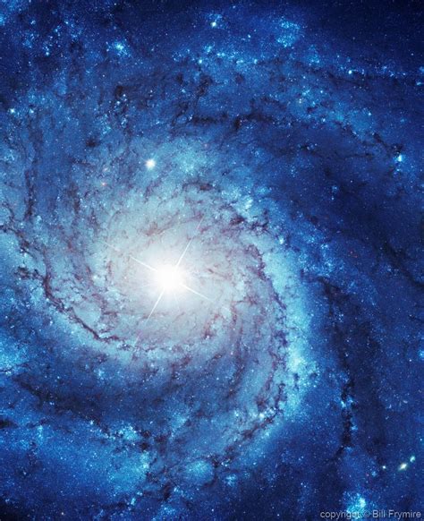 Spiral galaxy in star field