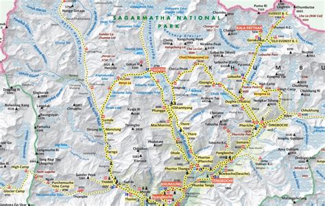 Everest Base Camp Trek Map - Third Rock Adventures