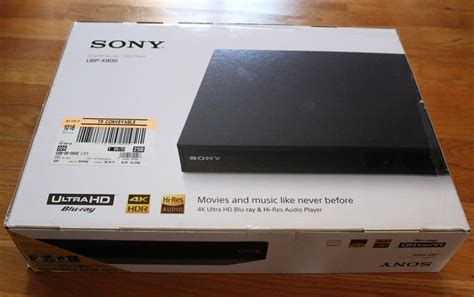 Sony UBP-X800 4K Ultra HD Blu-ray Player HDR - Sealed NEW | eBay