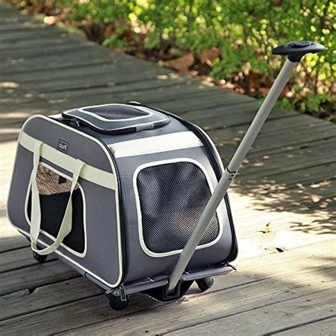 Petsfit Pet Carrier with Removable Wheels