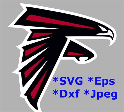 Atlanta Falcons Football Logo Design SVG EPS DxF by SVGShopLogo