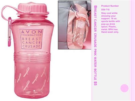 Avon’s pink ribbon products