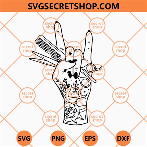 Hair Stylist SVG, Hair Beauty Tools SVG, Hairdresser SVG - SVG Secret Shop