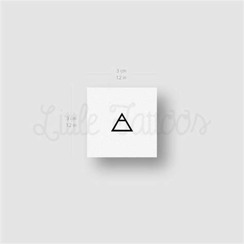 Explore Symbol Temporary Tattoo (Set of 3) – Little Tattoos