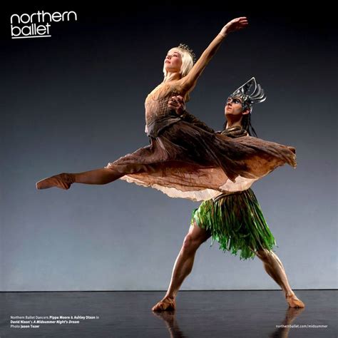 Northern Ballet Dancers Pippa Moore Ashley Dixon in David Nixon OBEs A ...