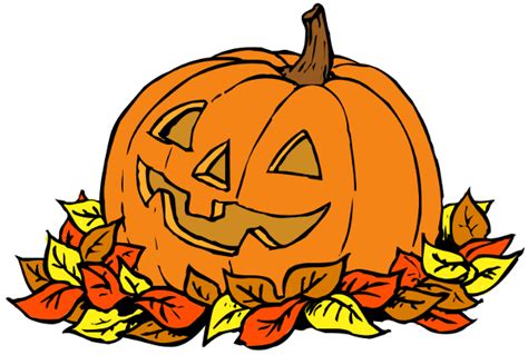 Pumpkins and fall leaves clipart kid 2 - ClipartBarn