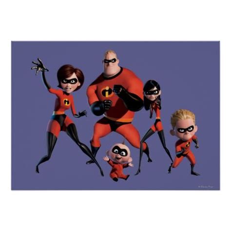 The Incredibles Poster | Zazzle | The incredibles, Vintage disney posters, Disney posters