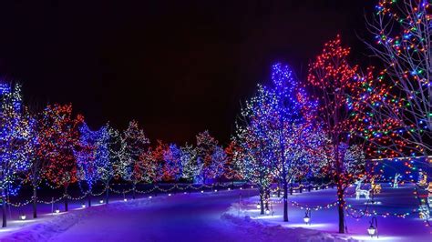 Christmas Light Snow Wallpapers - Wallpaper Cave