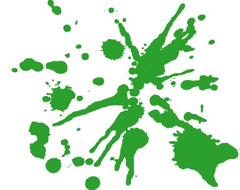 10 Green Paint Splatters (PNG Transparent) | OnlyGFX.com