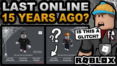 Builderman & Roblox Last Online 15 YEARS AGO??? - YouTube