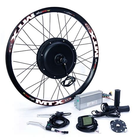 Front Or Rear Motor Ebike Conversion Kit - eCyclingBot | Electric bicycle conversion kit ...