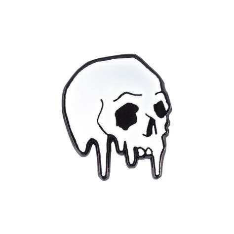 Dripping Skull Pin – Deja Pins