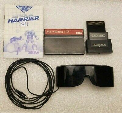 Official Sega Master System 3D Glasses & Adapter & Space Harrier 3D & Booklet 10086030730 | eBay