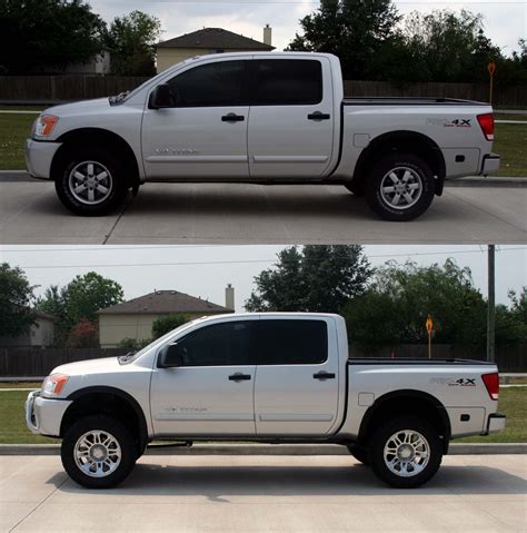 Pics of Before and After Lift - Nissan Titan Forum