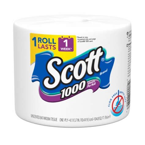 Scott® 1000 Sheets Per Roll Bath Tissue, 1 pk - Kroger