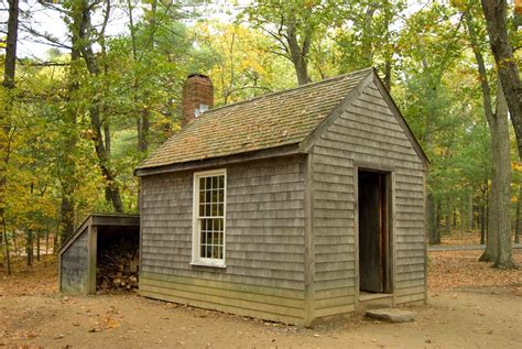 Thoreau's Cabin, Walden Pond | This is a reconstruction of t… | Flickr