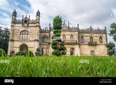 Dadiani Palace located inside a park in Zugdidi, Georgia Stock Photo - Alamy