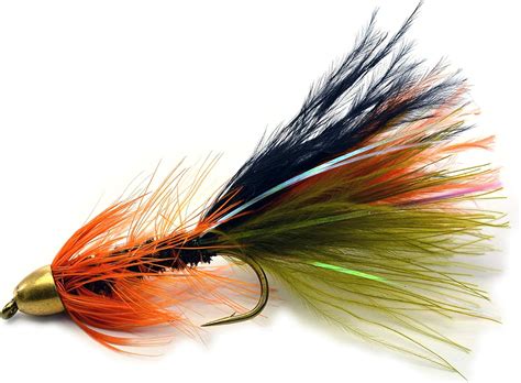 Amazon.com : Thin Mint Streamer Fly Fishing Flies | Cone Head | Weighted | Mustad Signature ...