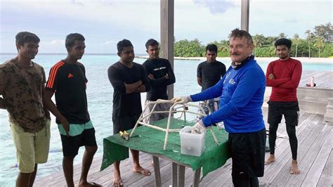 Coral Reef Restoration Project at Hurawalhi Maldives Resort