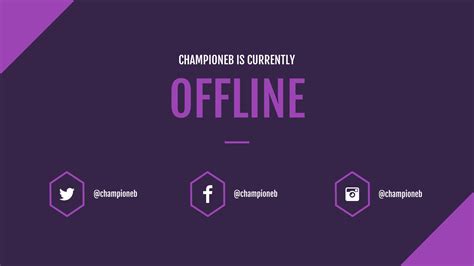 View Twitch Offline Banner Template Free however its ]