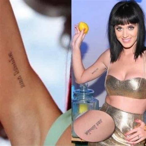 Katy Perry Tattoos | Meaning of Katy Perry's Arm, Wrist and Ankle Tattoos