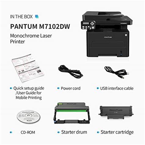 Pantum M7102DW download instruction manual pdf