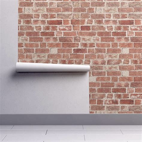 Faux Brick Wallpaper Antique Brick Wallpaper By | Etsy | Faux brick wallpaper, Faux brick, Brick ...