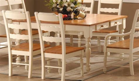 Homelegance Sedgefield Dining Table with Drawers in White 751W | Homelement.com