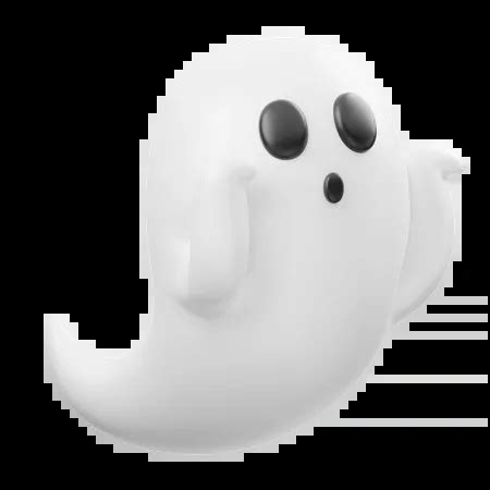 Boo Ghost 3D Icon download in PNG, OBJ or Blend format