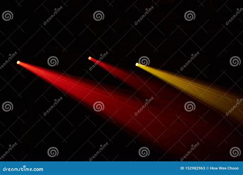 Stage, Spotlights, Bulbs, Light Stock Image - Image of color, multicolored: 152982963