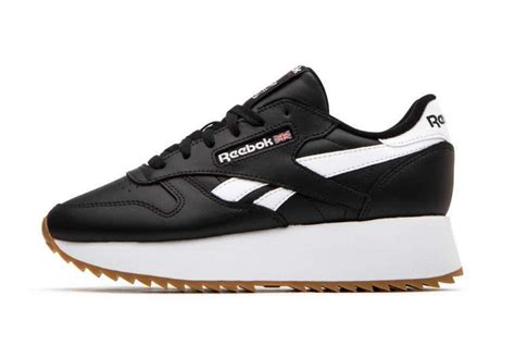 Reebok Classic Leather Double Black White Release Date - SBD