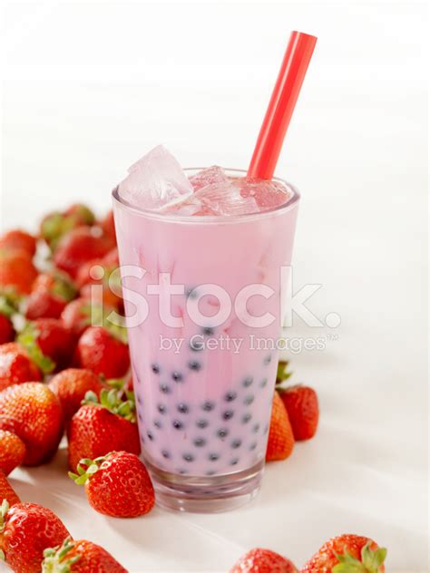 Strawberry Bubble Tea Stock Photo | Royalty-Free | FreeImages