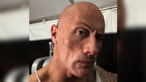 the rock meme eyebrow