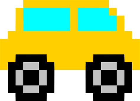 Clipart - Pixel art car 4