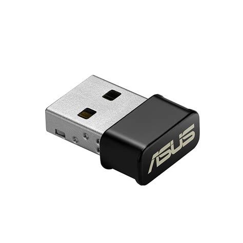 ASUS USB-AC53 Nano USB WiFi Adapter Dual-Band (2.4GHz, 5GHz) Wireless AC1200 802.11AC MU-MIMO ...